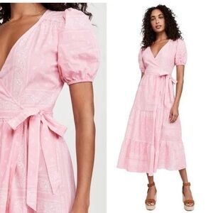 Never Fully Dressed Womens Pink Bandana Dress - Pink Size 12